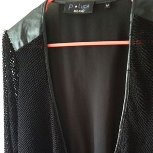 3/40P LUCA Italian Leather Mesh Cape/Wrap No offers